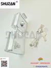 Shuzan acero inoxidable reforzado cerradura de puerta cerradura de núcleo accesorios de cerradura de puerta de vidrio de oficina cerradura de cierre hidráulico bisagra cerradura de puerta antirrobo Item Picture